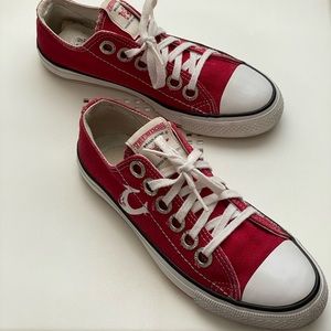 True religion red sneakers 6 1/2